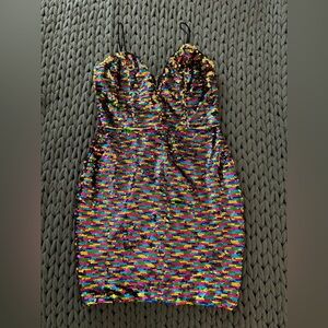 Forever 21 Vibrant Sequin Mini Dress